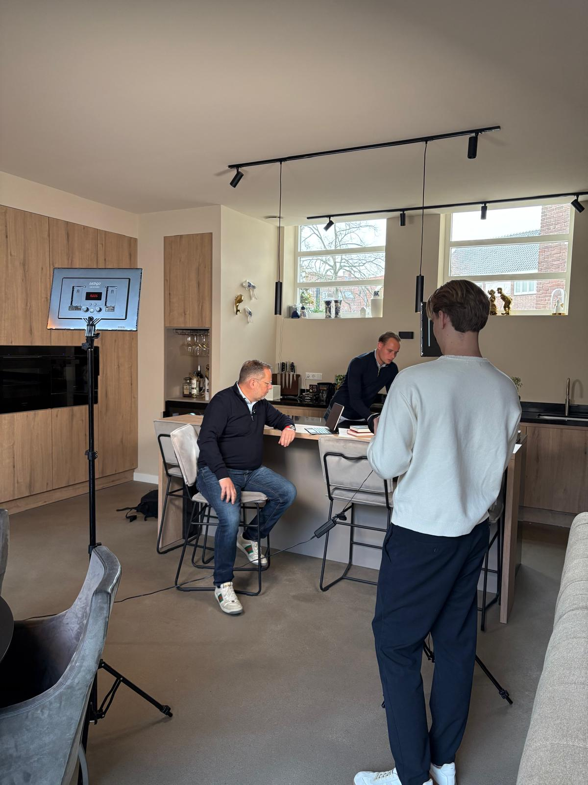 Behind the scenes